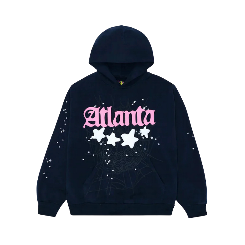 Hoodie SPIDER Atlanta Navy