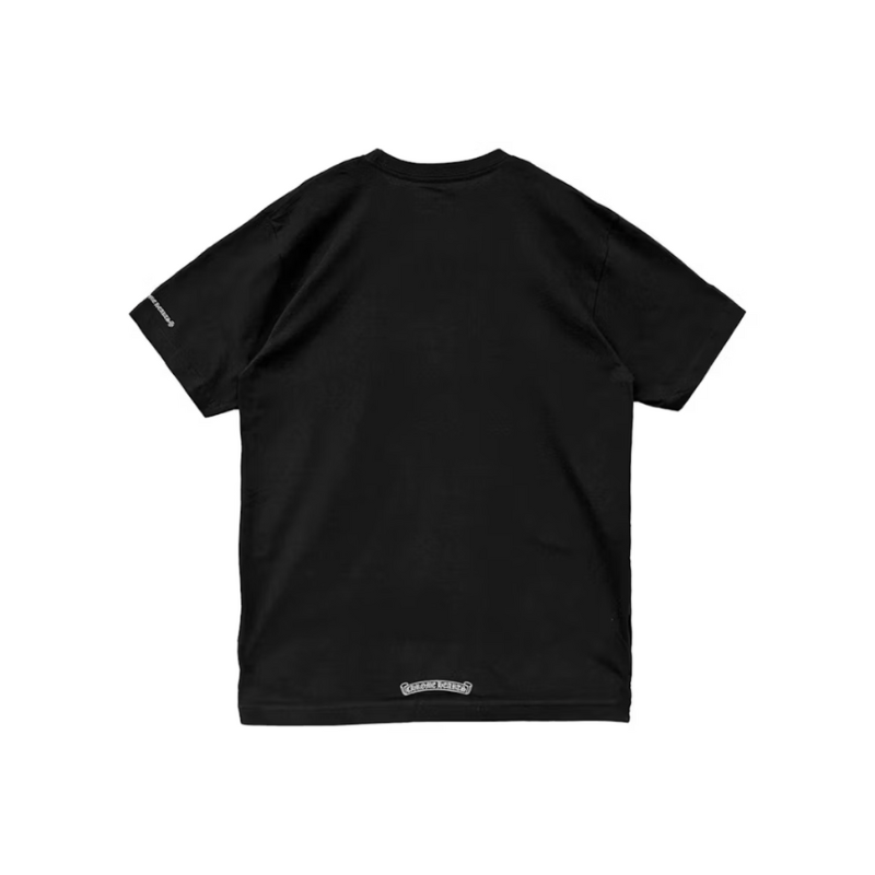 T-shirt Black Neck Logo | Chrome Hearts