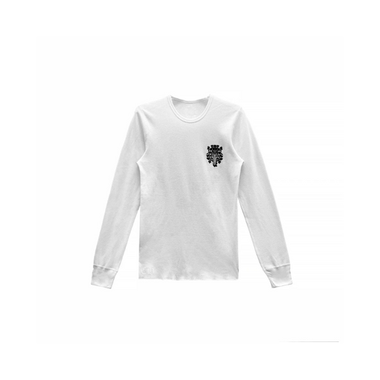 Longsleeve Thermal Dagger White  | Chrome Hearts