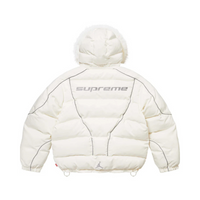 Puffer White | Supreme x Jordan