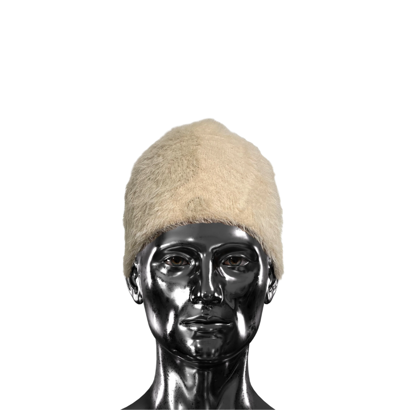 Beanies Mohair Beanie - Cream | Pierre Bassene