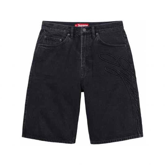 Script Supreme Baggy Black Short