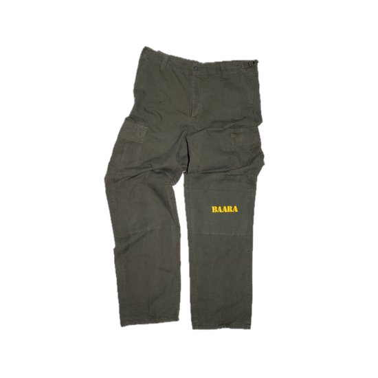 Cargo Pants Grey Yellow | Baara