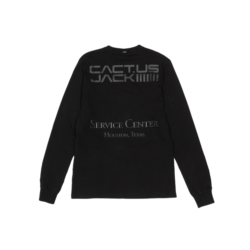 Longsleeve Cactus Jack "Service Center Houston" Black