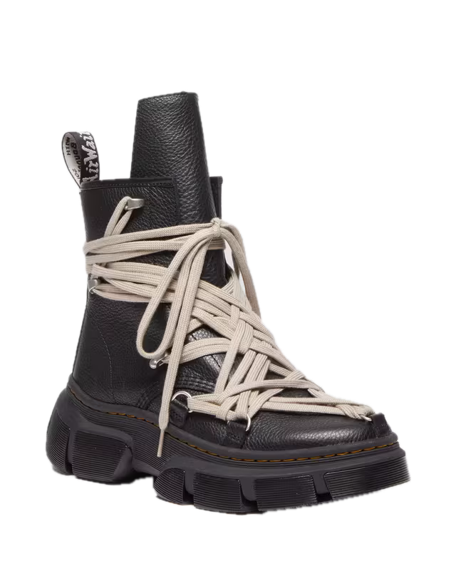 Hi-top Sole Boot Black | Doc Martens x Rick Owens