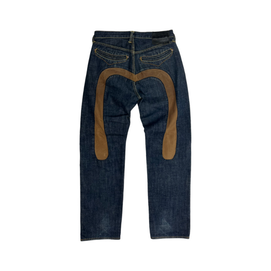 Denim Jeans EVISU Diacock Brown Logo