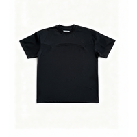 T-shirt Double Stitched Black | Maison Guava