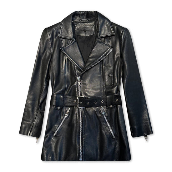 Leather Jacket Leather Black | Chrome Hearts