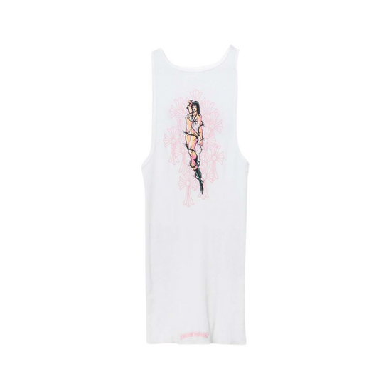 Tank Top Deadly Doll White | Chrome Hearts