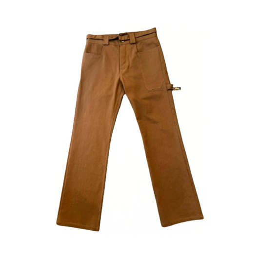 X Pocket Work Pants REVEUR LUCIDE Brown