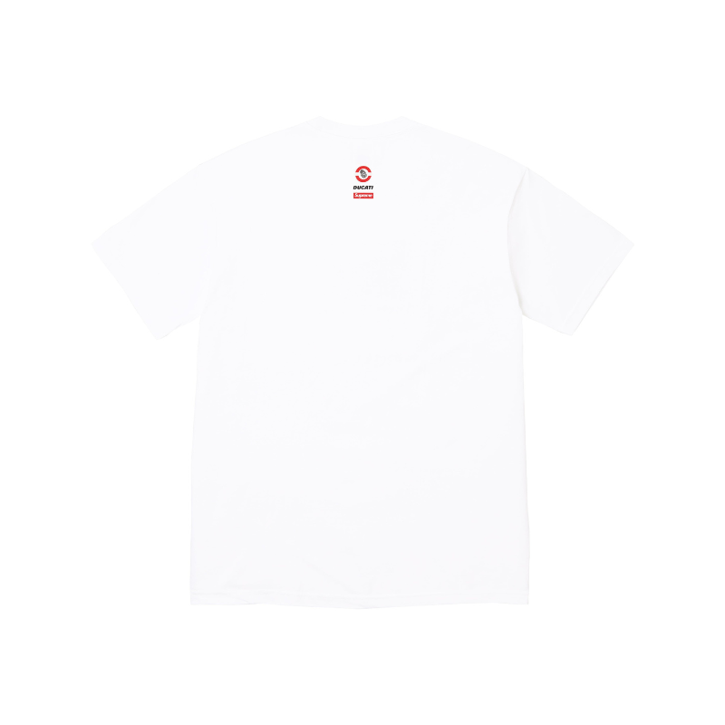 Supreme Ducati Bike Tee White