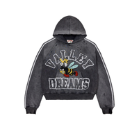 Hoodie Bee Grey | Vale Lives