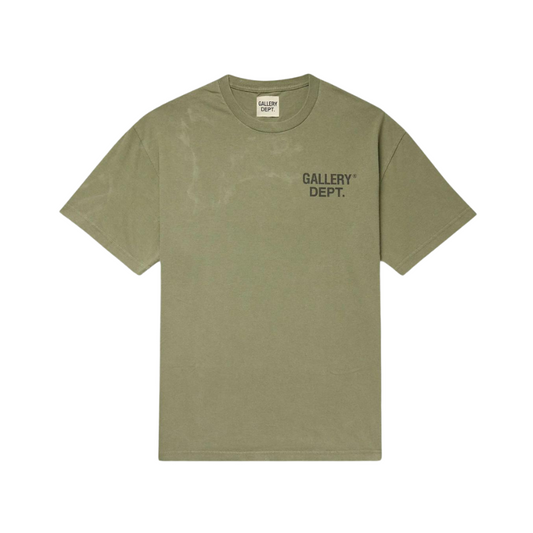 Tee GALLERY DEPT. Logo Olive