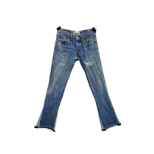 Jean CLUB D'ART SAUVAGE Levi's bleu clair flared