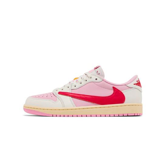 Low-top  Air Jordan 1 Retro Low OG SP Sail Tropical Pink | Travis Scott x Jordan