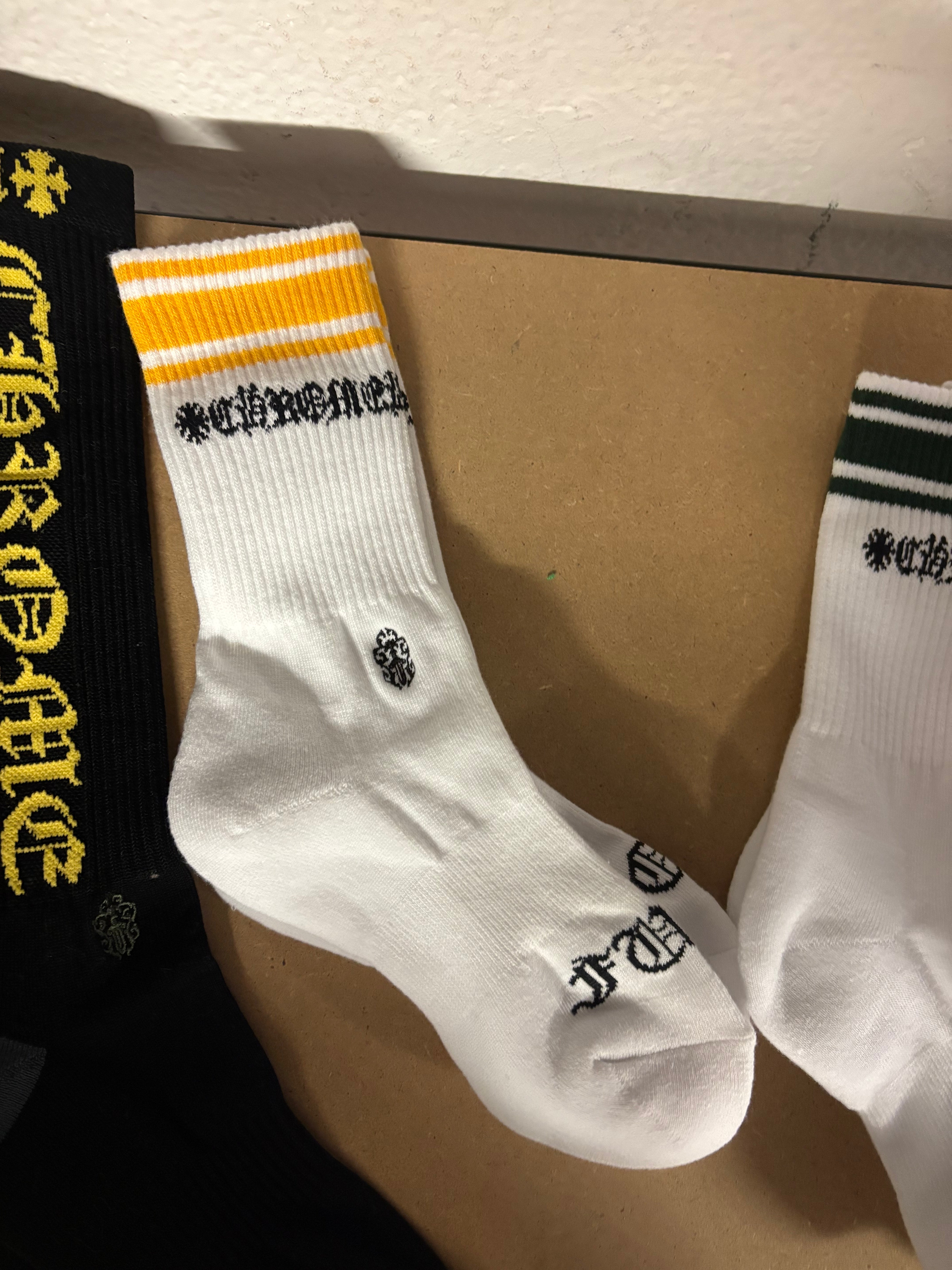 Socks White Yellow | Chrome Hearts, view 2