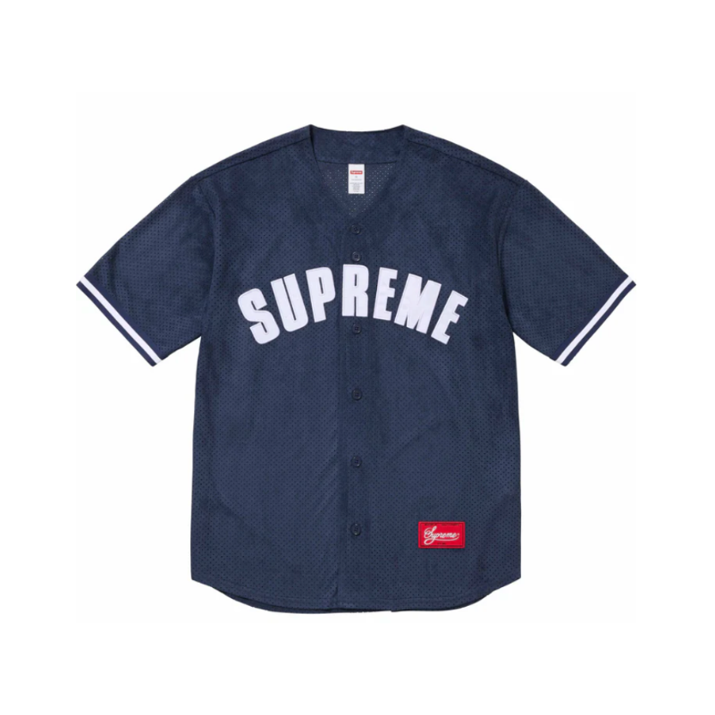 T-shirt Baseball Shirt Navy | Supreme