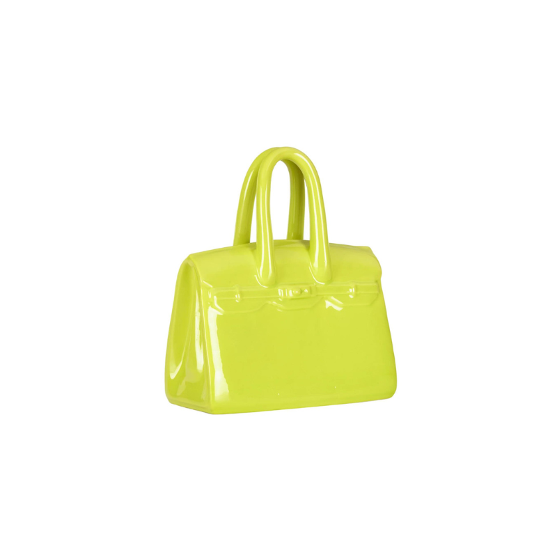 Home Decor Money Bag Piggy Bank (Chartreuse) | Curves