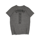 T-shirt Grey V Neck Stars Logo | Chrome Hearts