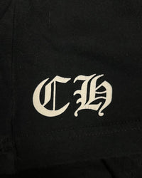 T-shirt Black Tonal Dagger Logo | Chrome Hearts