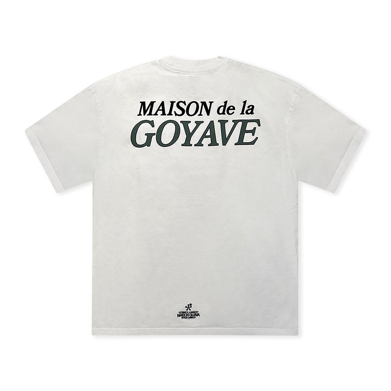 T-shirt MAISON GUAVA 'Maison De La Goyave' White