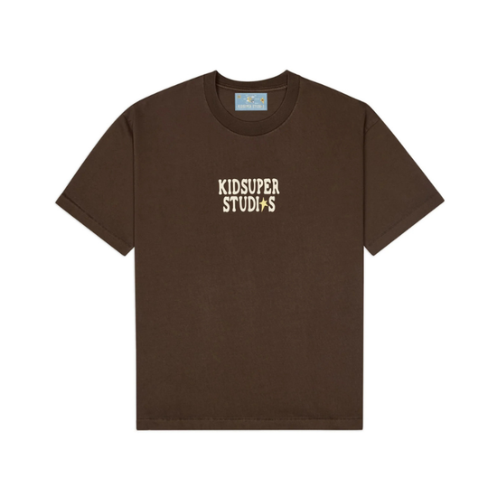 T-shirt The Boy who Jumped the Moon Tee Brown | KidSuper