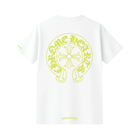 T-shirt White Horseshoe Neon | Chrome Hearts