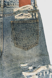 Denim Shorts Kiss Me Distressed  | VSNS