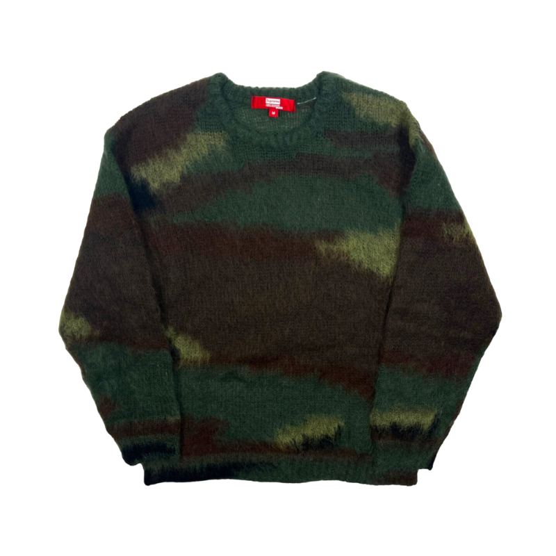 2021 Supreme x Junya Watanabe CDG Brushed Camo Sweater