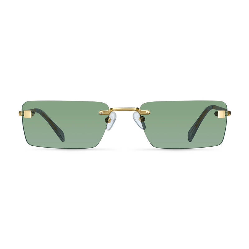Sunglasses Laila Gold Green "LA-GOLDGREEN" | MELLER