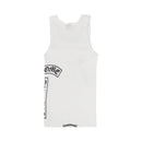 Tank Top Ribbed Side Logo 'White' | Chrome Hearts