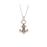 Pendant Chain & Small Fleur De Lys | Chrome Hearts