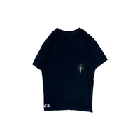 T-shirt Black Tonal Dagger Logo | Chrome Hearts