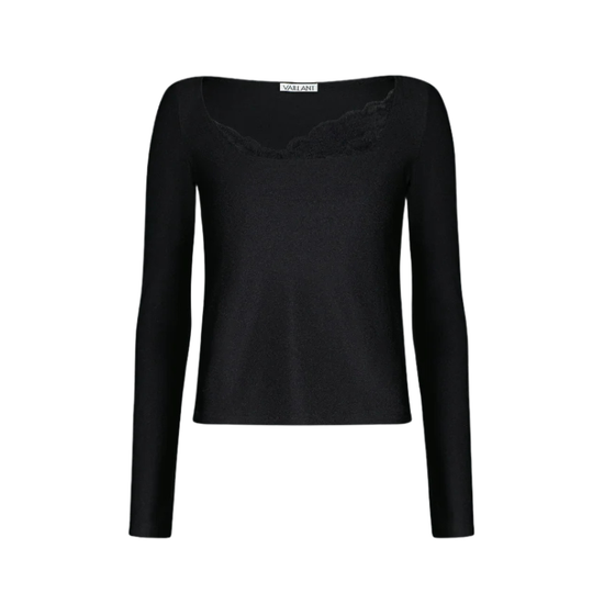 Longsleeve Fitted Lace Trim | Vaillant Studio