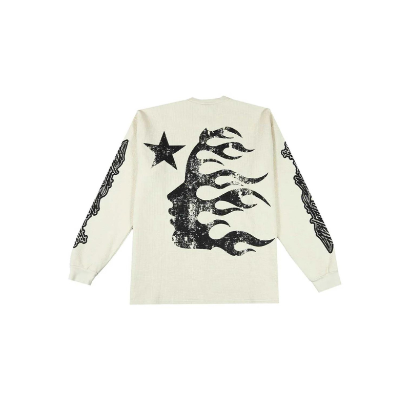 Waffle longsleeves HELLSTAR White