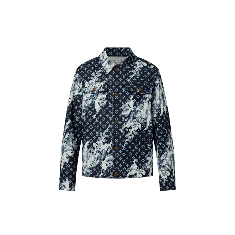 Denim Jacket Monogram Printed Blue | Louis Vuitton