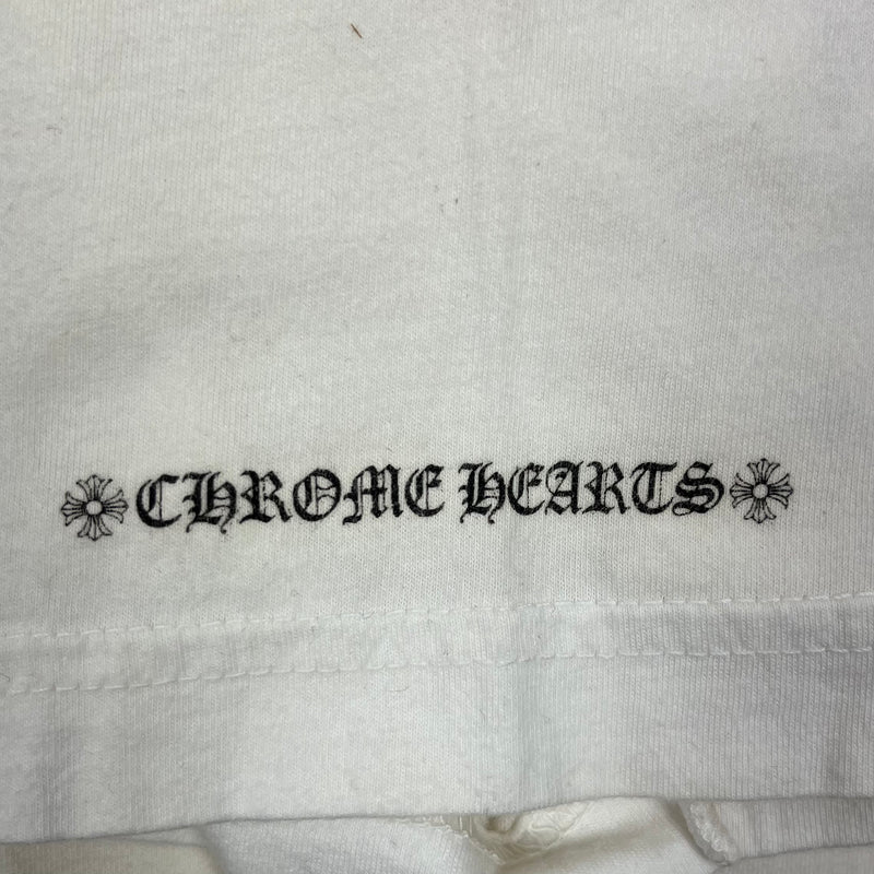 Tee CHROME HEARTS White Dagger Logo Vintage