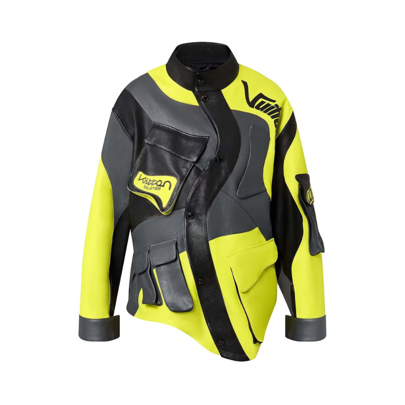 Leather Jacket Distorted Motocycle Leather | Louis Vuitton