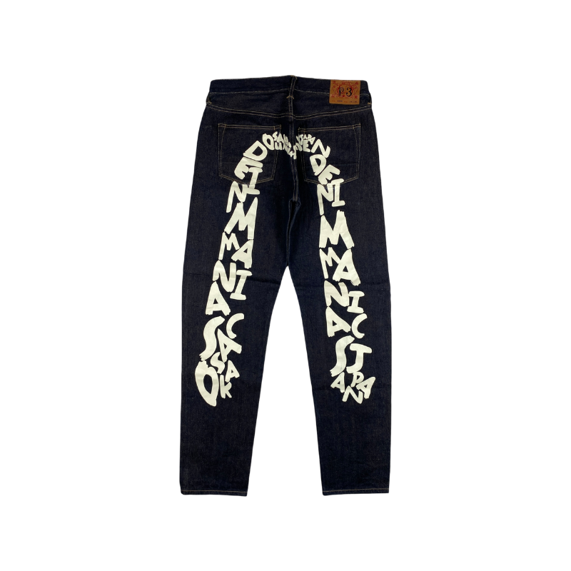 Evisu Spellout Diacock Navy Jeans