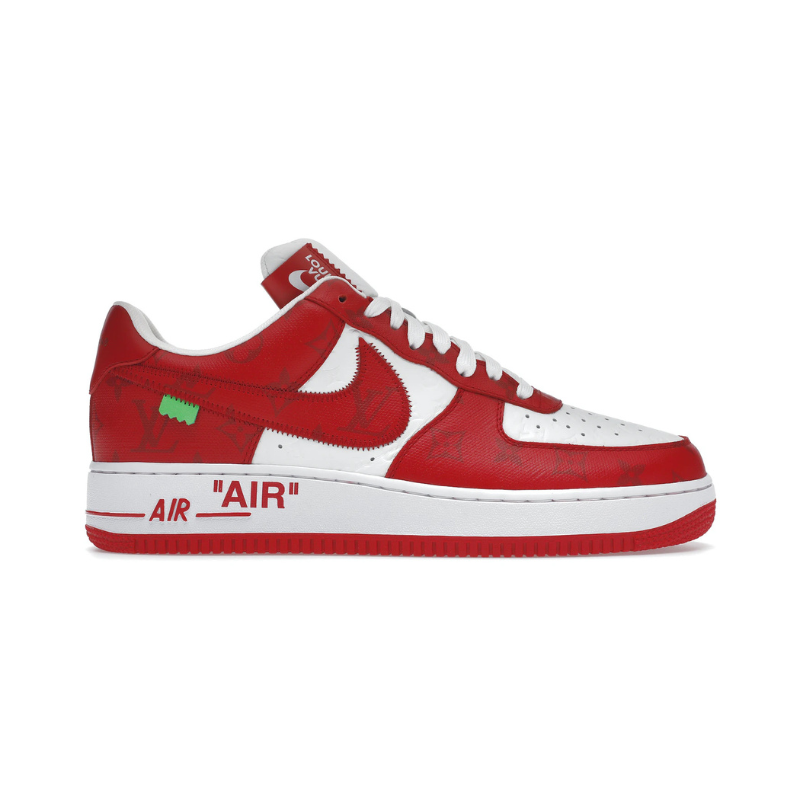 Air Force 1 basses blanches et rouges | Louis Vuitton x Off-White x Nike