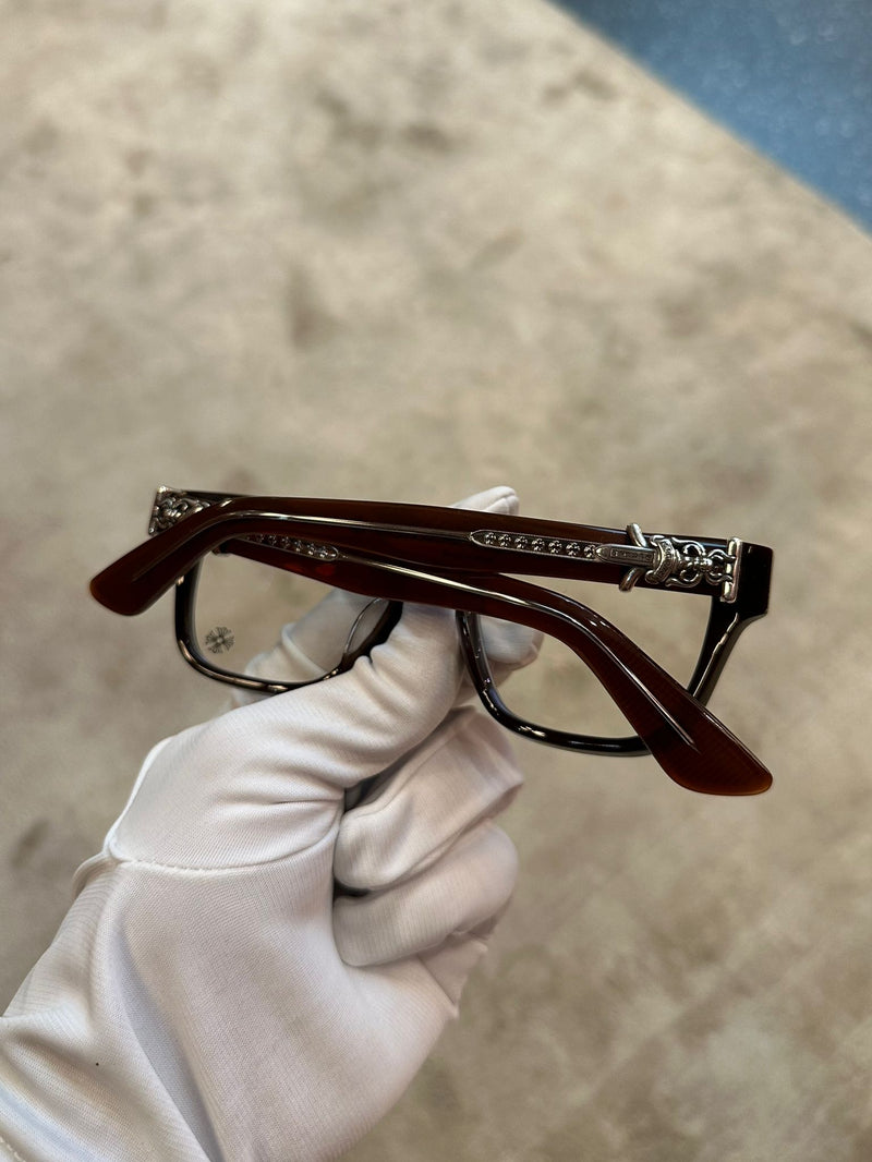 Lunettes Chrome Hearts Vagillionaire II Classic Brown