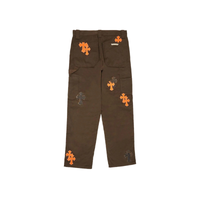 Denim Pants Carpenters Cross Patch Brown Orange | Chrome Hearts, view 2