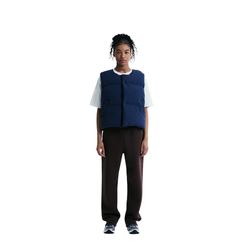 Puffer Cropped Navy | Perplex