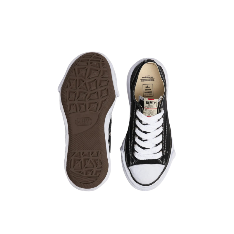 Sneakers Peterson 23 OG Sole Canvas Low Black White | Mihara Yasuhiro