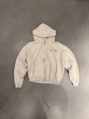 Zip Hoodie HStar Tattoo Logo Oatmeal | Hellstar, view 3