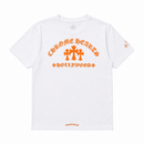 T-shirt White Triple Cross Hollywood Orange
 | Chrome Hearts