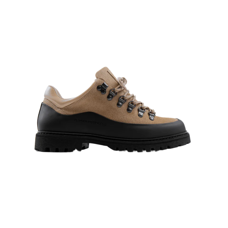 Low-top Booted Goat Beige | Flower Instincts