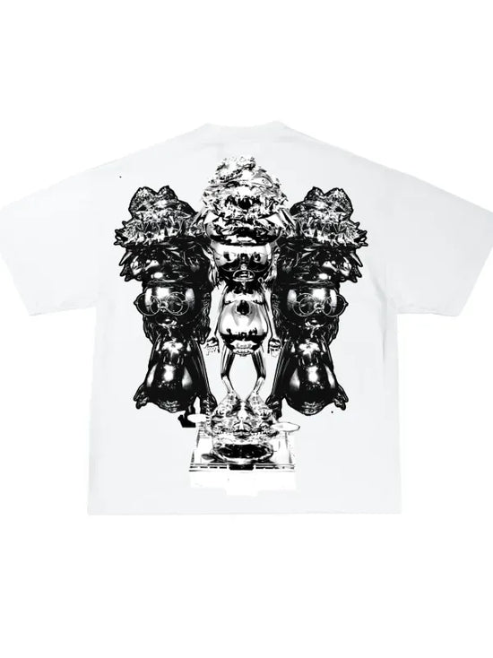 T-shirt Rhinestones White  | Lonsom