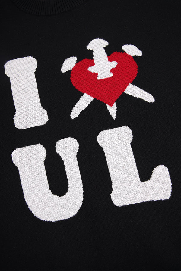 Knit UNKNOWN Black I <3 Ul