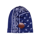 Beanie Big Skull Blue Bandana  | ABELA023